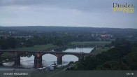 Archiv Foto Webcam Dresden Terrassenufer - Blick auf die Altstadt 05:00