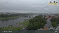 Archiv Foto Webcam Dresden Terrassenufer - Blick auf die Altstadt 13:00