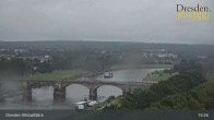 Archiv Foto Webcam Dresden Terrassenufer - Blick auf die Altstadt 15:00