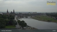 Archiv Foto Webcam Dresden Terrassenufer - Blick auf die Altstadt 08:00