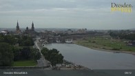 Archiv Foto Webcam Dresden Terrassenufer - Blick auf die Altstadt 09:00