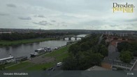 Archiv Foto Webcam Dresden Terrassenufer - Blick auf die Altstadt 11:00
