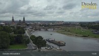 Archiv Foto Webcam Dresden Terrassenufer - Blick auf die Altstadt 12:00
