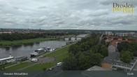 Archiv Foto Webcam Dresden Terrassenufer - Blick auf die Altstadt 14:00