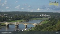 Archiv Foto Webcam Dresden Terrassenufer - Blick auf die Altstadt 16:00