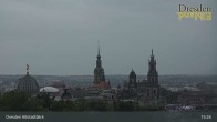 Archiv Foto Webcam Dresden Terrassenufer - Blick auf die Altstadt 14:00