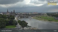 Archiv Foto Webcam Dresden Terrassenufer - Blick auf die Altstadt 12:00