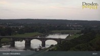Archiv Foto Webcam Dresden Terrassenufer - Blick auf die Altstadt 01:00