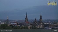 Archiv Foto Webcam Dresden Terrassenufer - Blick auf die Altstadt 05:00