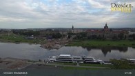 Archiv Foto Webcam Dresden Terrassenufer - Blick auf die Altstadt 06:00