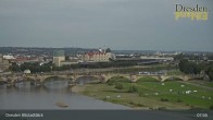 Archiv Foto Webcam Dresden Terrassenufer - Blick auf die Altstadt 07:00