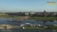 Archiv Foto Webcam Dresden Terrassenufer - Blick auf die Altstadt 01:00