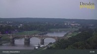 Archiv Foto Webcam Dresden Terrassenufer - Blick auf die Altstadt 02:00