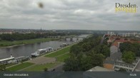 Archiv Foto Webcam Dresden Terrassenufer - Blick auf die Altstadt 09:00