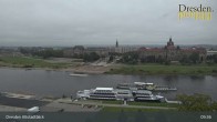 Archiv Foto Webcam Dresden Terrassenufer - Blick auf die Altstadt 06:00