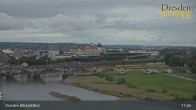 Archiv Foto Webcam Dresden Terrassenufer - Blick auf die Altstadt 10:00