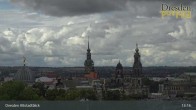 Archiv Foto Webcam Dresden Terrassenufer - Blick auf die Altstadt 12:00