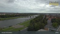 Archiv Foto Webcam Dresden Terrassenufer - Blick auf die Altstadt 08:00