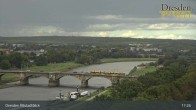 Archiv Foto Webcam Dresden Terrassenufer - Blick auf die Altstadt 16:00