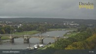 Archiv Foto Webcam Dresden Terrassenufer - Blick auf die Altstadt 10:00
