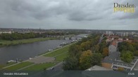 Archiv Foto Webcam Dresden Terrassenufer - Blick auf die Altstadt 12:00