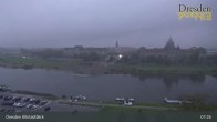 Archiv Foto Webcam Dresden Terrassenufer - Blick auf die Altstadt 06:00