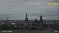 Archiv Foto Webcam Dresden Terrassenufer - Blick auf die Altstadt 14:00