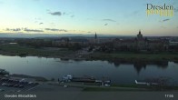 Archiv Foto Webcam Dresden Terrassenufer - Blick auf die Altstadt 03:00