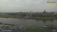 Archiv Foto Webcam Dresden Terrassenufer - Blick auf die Altstadt 09:00