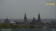 Archiv Foto Webcam Dresden Terrassenufer - Blick auf die Altstadt 12:00