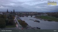 Archiv Foto Webcam Dresden Terrassenufer - Blick auf die Altstadt 00:00