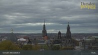 Archiv Foto Webcam Dresden Terrassenufer - Blick auf die Altstadt 12:00