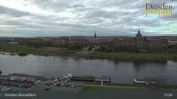 Archiv Foto Webcam Dresden Terrassenufer - Blick auf die Altstadt 14:00