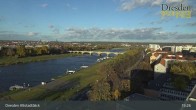 Archiv Foto Webcam Dresden Terrassenufer - Blick auf die Altstadt 14:00