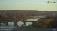 Archiv Foto Webcam Dresden Terrassenufer - Blick auf die Altstadt 06:00