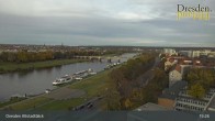 Archiv Foto Webcam Dresden Terrassenufer - Blick auf die Altstadt 14:00