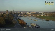 Archiv Foto Webcam Dresden Terrassenufer - Blick auf die Altstadt 07:00