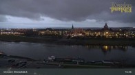 Archiv Foto Webcam Dresden Terrassenufer - Blick auf die Altstadt 03:00