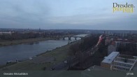 Archiv Foto Webcam Dresden Terrassenufer - Blick auf die Altstadt 07:00