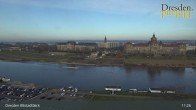 Archiv Foto Webcam Dresden Terrassenufer - Blick auf die Altstadt 11:00