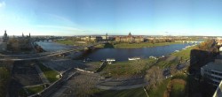 Archived image Webcam Dresden - Panoramic view of the city 13:00