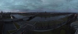 Archived image Webcam Dresden - Panoramic view of the city 15:00