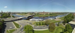 Archiv Foto Webcam Dresden - Elbpanorama 11:00