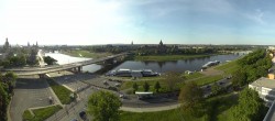 Archiv Foto Webcam Dresden - Elbpanorama 17:00