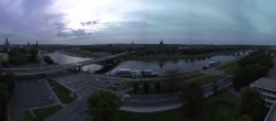 Archived image Webcam Dresden - Panoramic view of the city 19:00