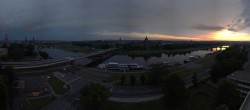 Archiv Foto Webcam Dresden - Elbpanorama 03:00