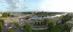 Archived image Webcam Dresden - Panoramic view of the city 05:00