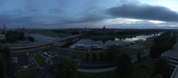 Archived image Webcam Dresden - Panoramic view of the city 03:00