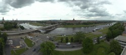 Archived image Webcam Dresden - Panoramic view of the city 13:00