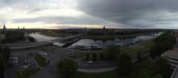 Archived image Webcam Dresden - Panoramic view of the city 19:00